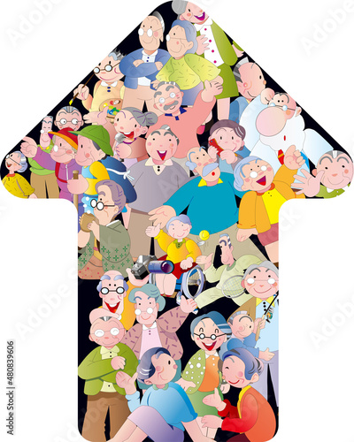 老人人口の増える社会の未来の問題