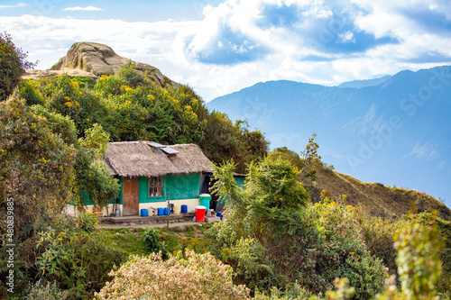 Photography Heading into Phuyupatamarca Camp on the Inca Trail, Peru