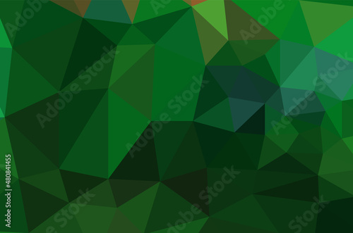 dark green geometric pattern triangles polygonal design for web and background, application