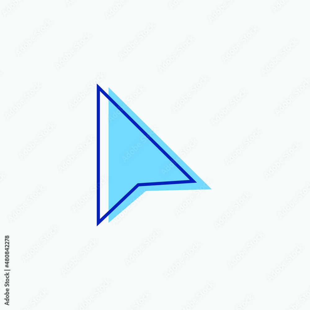 Simple Blue Cursor Flat Design for Icon, Symbol, and Logo. Cursor Pointer for Web and Mobile Graphic Resources. EPS 10 Editable Stroke Simple Blue Cursor Flat Design for Icon, Symbol, and Logo. Cursor Pointer for Web and Mobile Graphic Resources. EPS 10 Editable Stroke