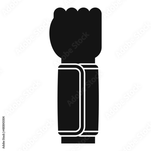 Wrist bandage icon simple vector. Injury accident