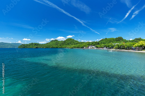 【青森県十和田湖休屋】十和田湖畔休屋の風景