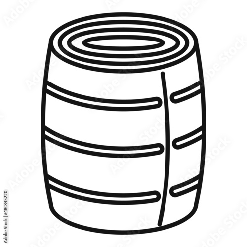 Head bandage icon outline vector. Injury accident