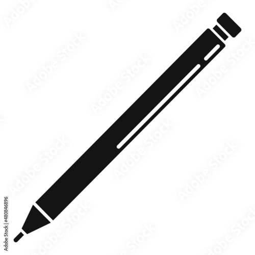 Artist pen icon simple vector. Ink signature