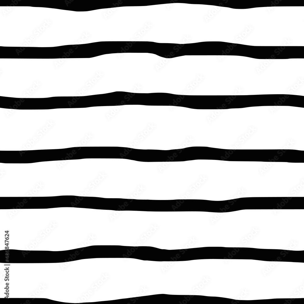 Horizontal curved lines, hand drawing. Minimalistic vector background, seamless pattern. Horizontal curved lines, hand drawing. Minimalistic vector background, seamless pattern.