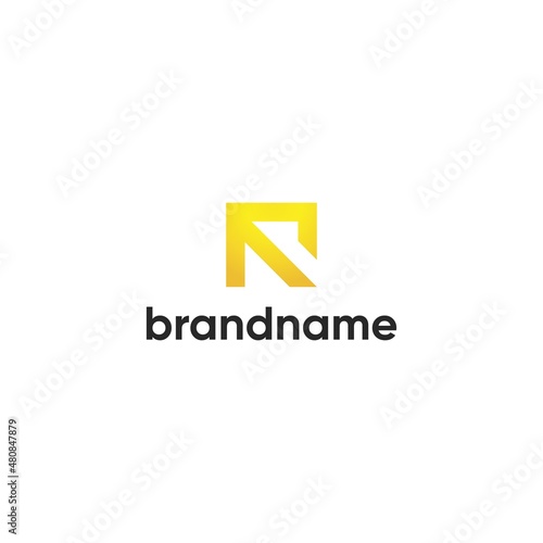 LETTER A AND R ABSTRACT SYMBOL LOGO TEMPLATE