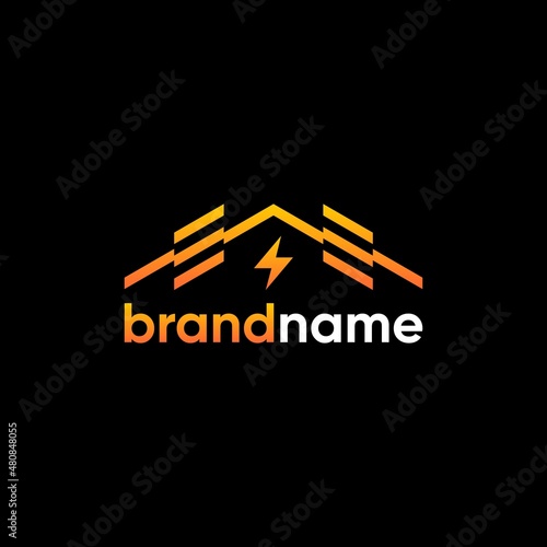 ELEGANT ELECTRIC HOME LETTER E LOGO TEMPLATE
