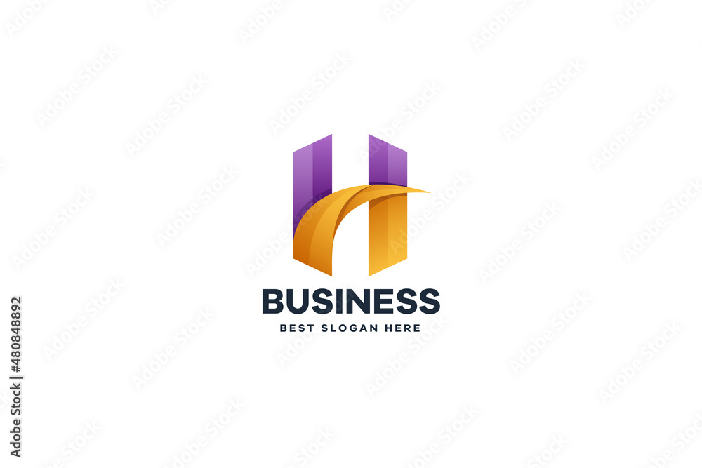 Abstract Letter H Business Logo Template Abstract Letter H Business Logo Template