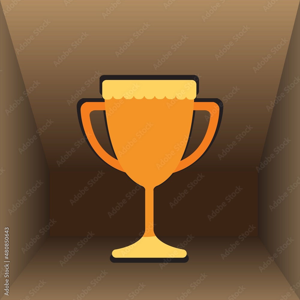 3D rtophy background. 3d render illustration 3D rtophy background. 3d render illustration