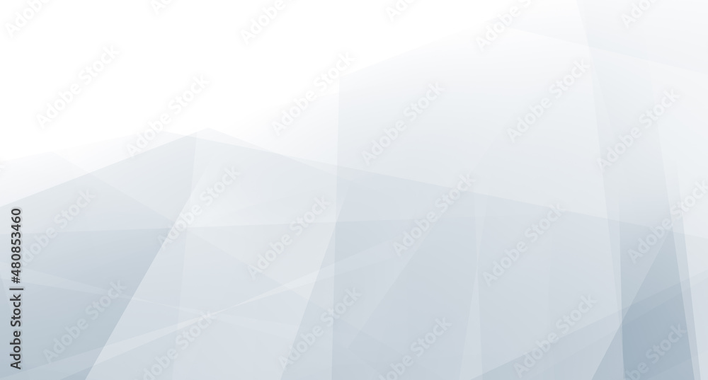 Obraz premium Abstract blue white and gray polygon triangle pattern gradient background. 3d render illustration.