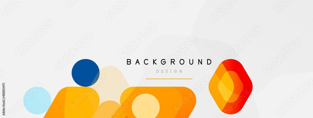 Abstract round geometric shapes and circles background. Trendy techno business template for wallpaper, banner, background or landing Abstract round geometric shapes and circles background. Trendy techno business template for wallpaper, banner, background or landing