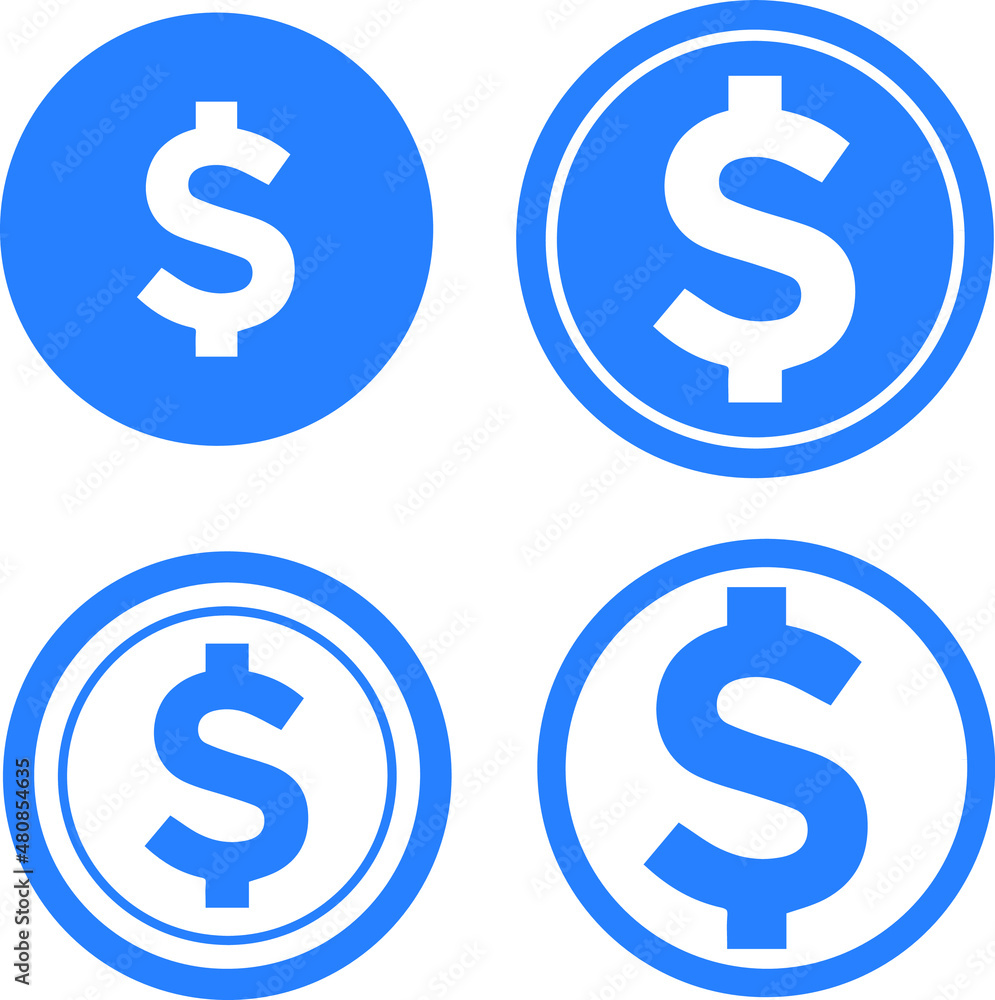 Coin stack icon. Money dollar symbol. Busines pay concept. Vector isolated on white.eps Coin stack icon. Money dollar symbol. Busines pay concept. Vector isolated on white.eps