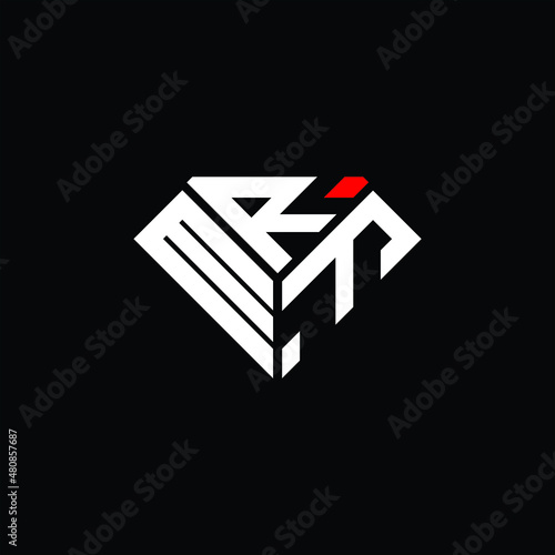 MRF letter logo creative design. MRF unique design photo