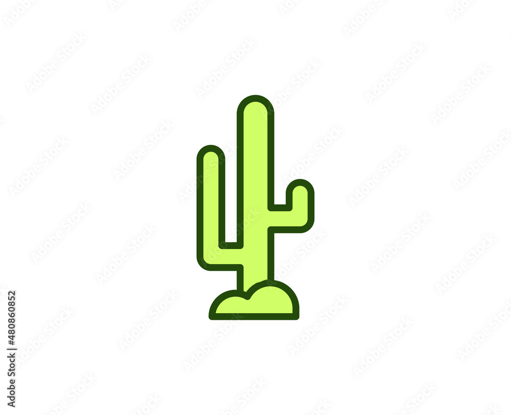 Cactus premium line icon. Simple high quality pictogram. Modern outline style icons. Stroke vector illustration on a white background. Cactus premium line icon. Simple high quality pictogram. Modern outline style icons. Stroke vector illustration on a white background.