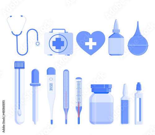  Medicine, pharmacy, Set medicines, Health Care and Pharmacy Concept