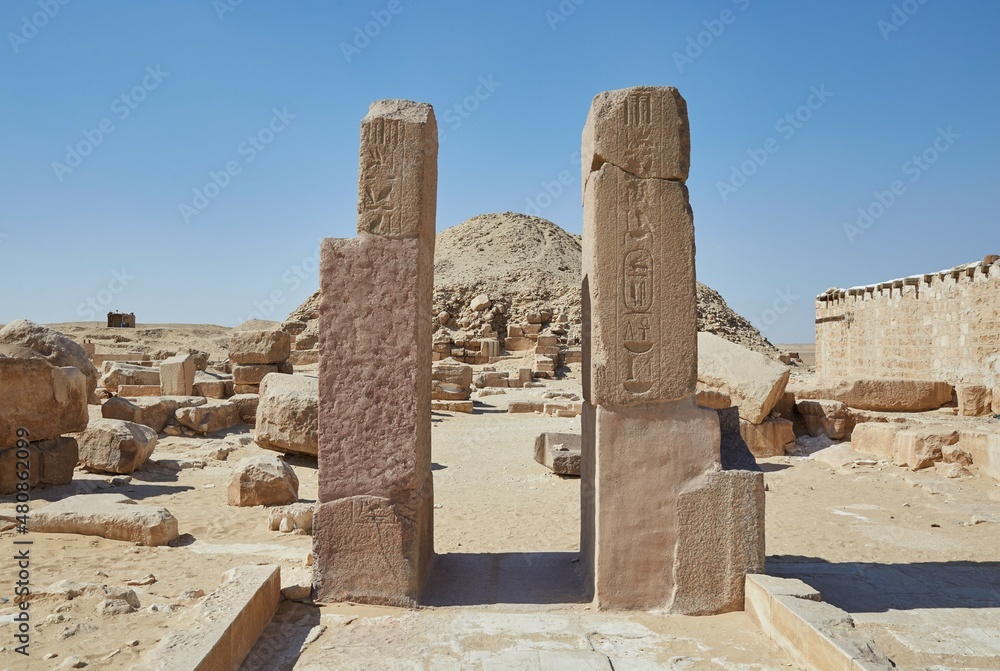 The Unas Causeway at Saqqara