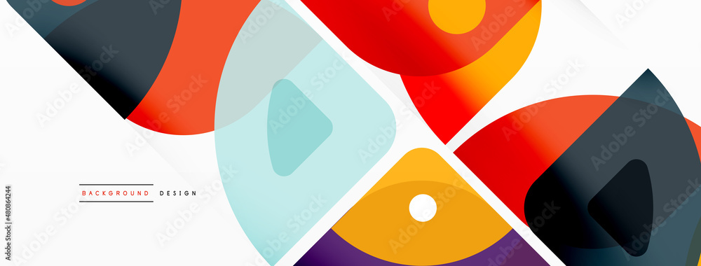 Lines, squares, circles and triangles. Geometric abstract background for wallpaper, banner, background, presentation or landing page Lines, squares, circles and triangles. Geometric abstract background for wallpaper, banner, background, presentation or landing page