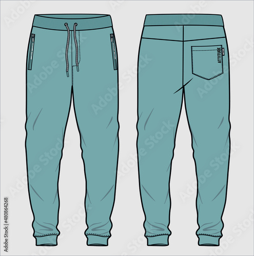 MEN AND BOYS BOTTOM WEAR JOGGERS AND TROSUERS VECTOR