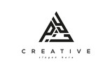 PYL creative tringle three letters logo design