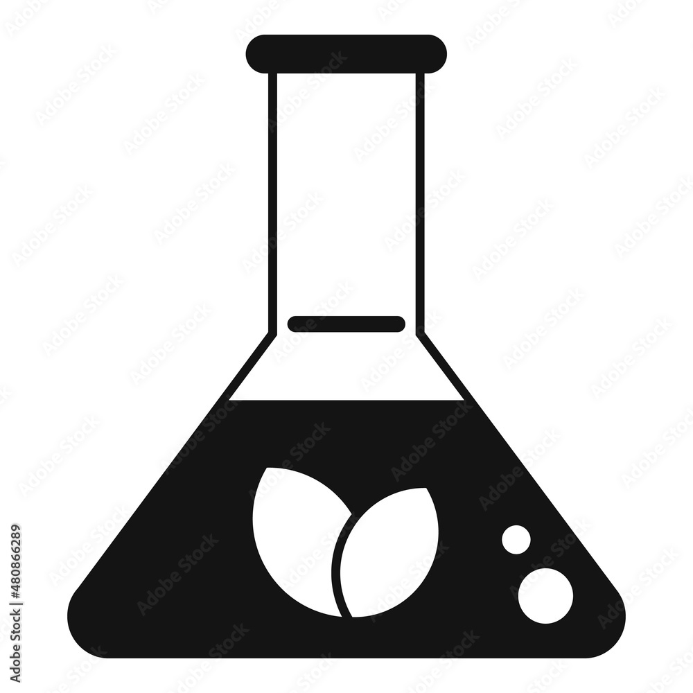 Eco flask icon simple vector. Water warm Eco flask icon simple vector. Water warm