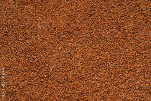 Ground coffee background or texture