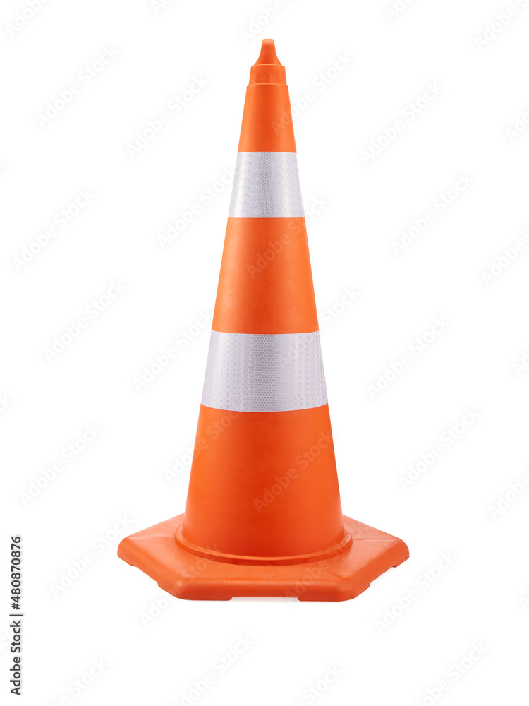 Traffic Cone Isolated on White Background Traffic Cone Isolated on White Background