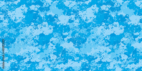 Camouflage background. Seamless pattern.Vector. 迷彩パターン テクスチャ 背景素材
