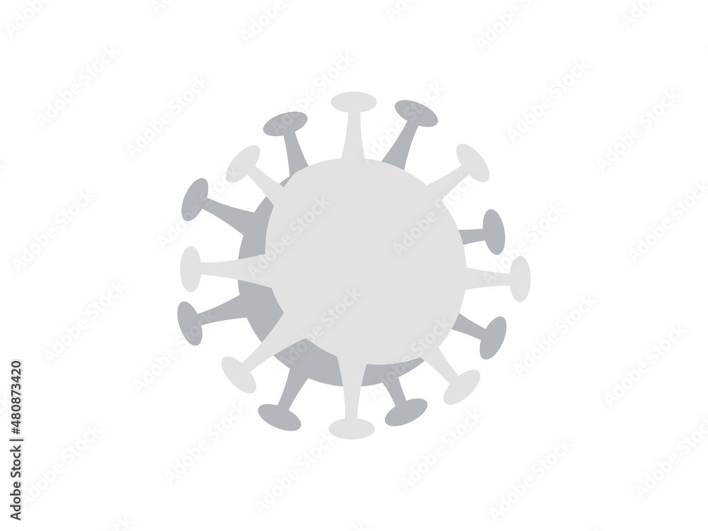 The Covid-19 coronavirus molecule. The sign of the coronavirus. Flat medical vector illustration
The Covid-19 coronavirus molecule. The sign of the coronavirus. Flat medical vector illustration