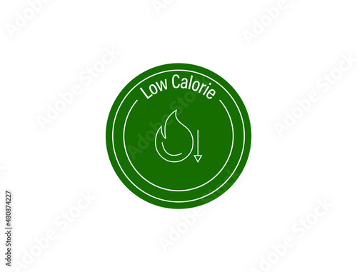 low-calorie icon vector illustration 