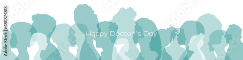 Wallpaper Mural Happy Doctor's Day banner. Torontodigital.ca