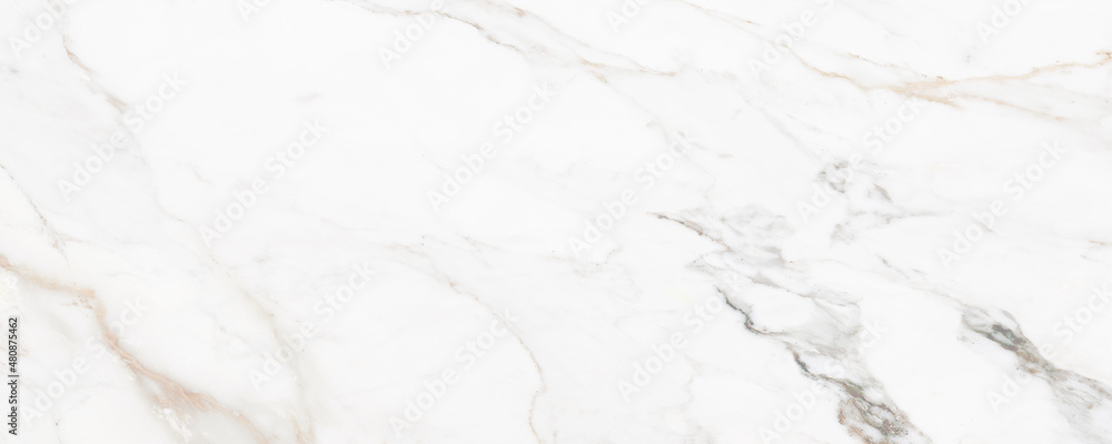 White marble stone texture, Carrara marble background - obrazy, fototapety, plakaty 