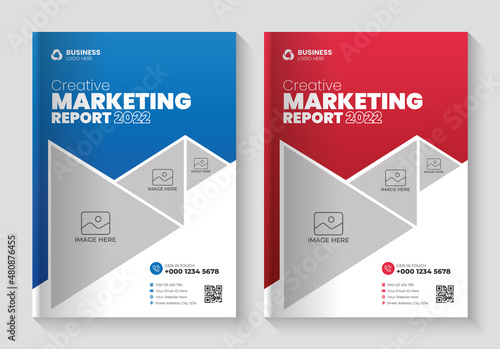 Corporate business multipurpose brochure cover page flyer design template