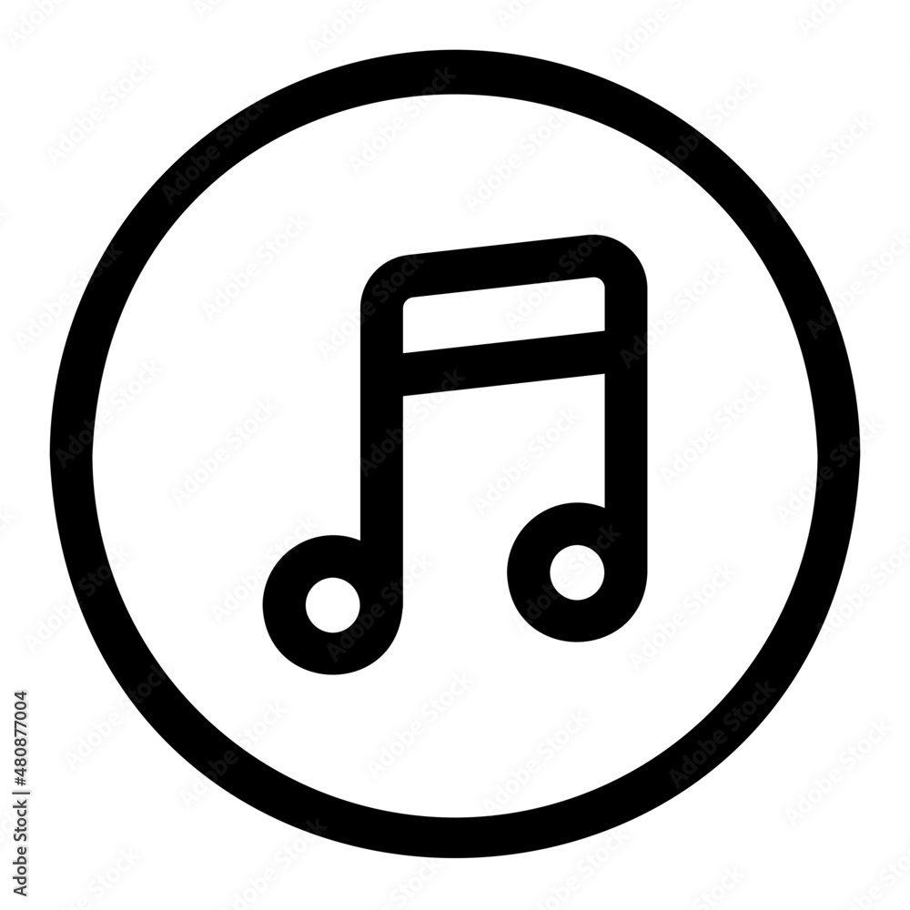 music line icon music line icon
