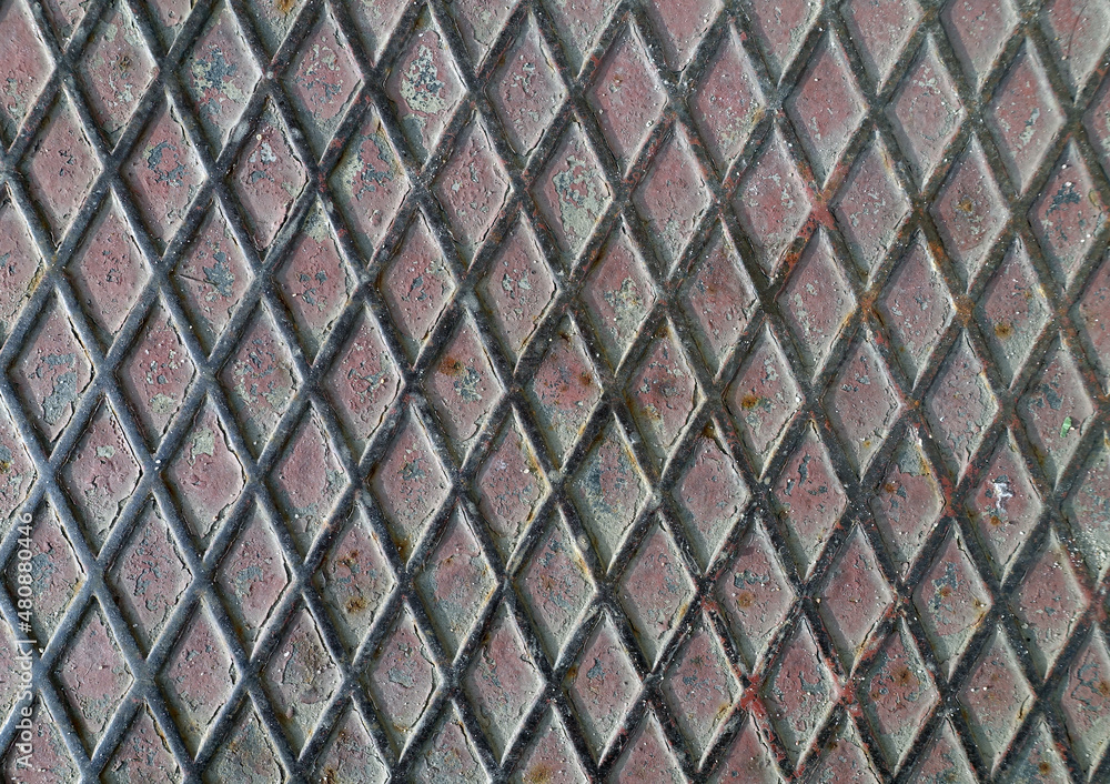 Old metal plate. For use as a background or texture. Old metal plate. For use as a background or texture.