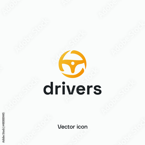 Drivers Vector Logo Concept. Premium quality.