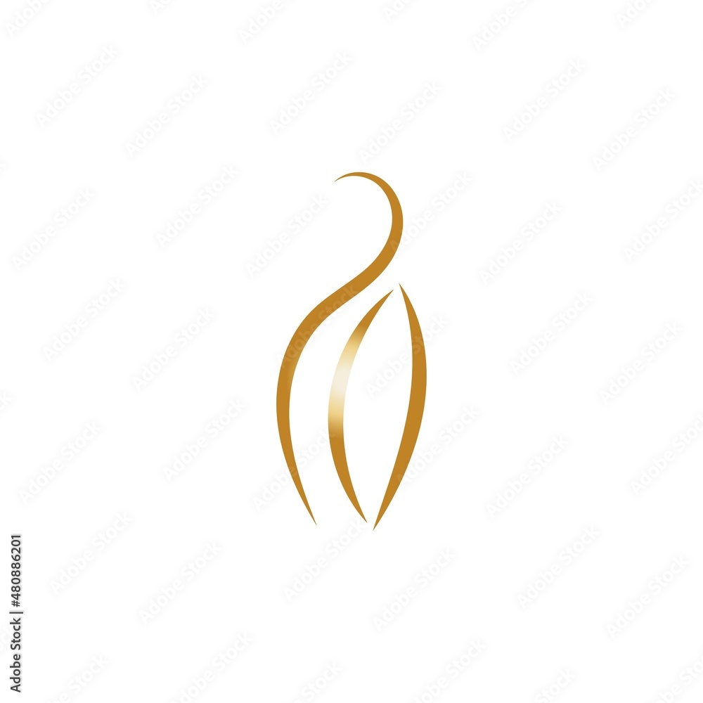 hair wave woman logo vector illustration design hair wave woman logo vector illustration design