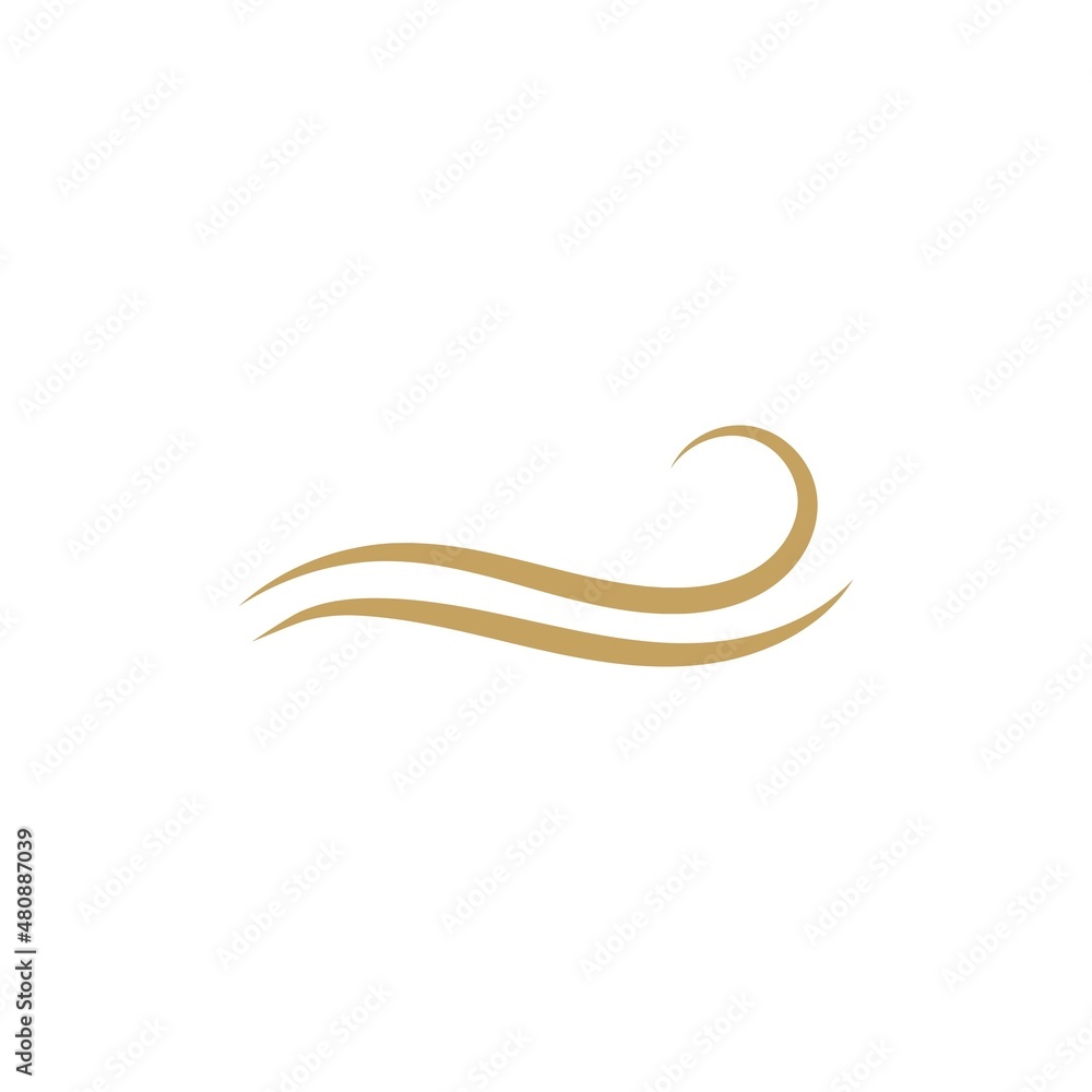 hair wave woman logo vector illustration design hair wave woman logo vector illustration design