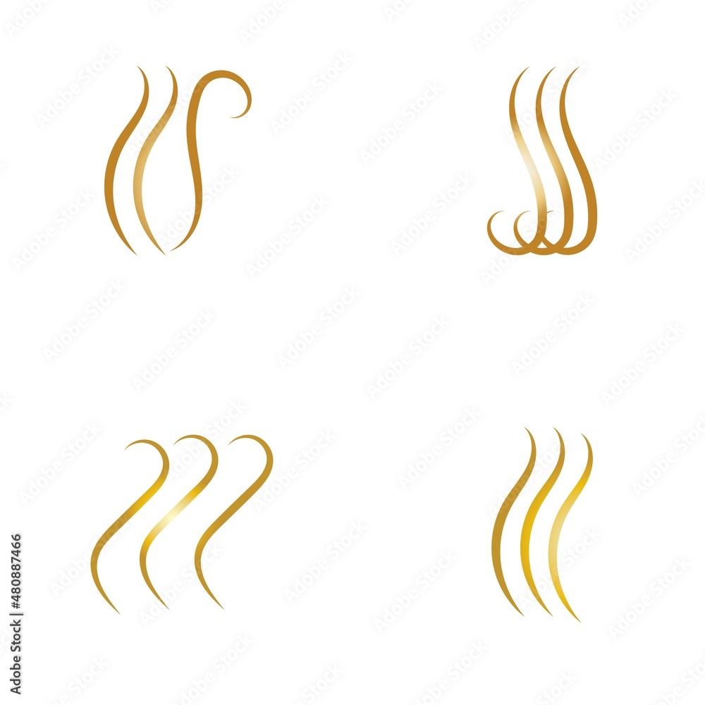 hair wave woman logo vector illustration design hair wave woman logo vector illustration design
