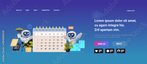 robots using calendar planning day scheduling appointment time management artificial intelligence