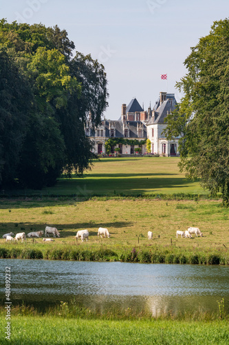 Le Parc du Château de Régnière-Ecluse, dans la Somme photo