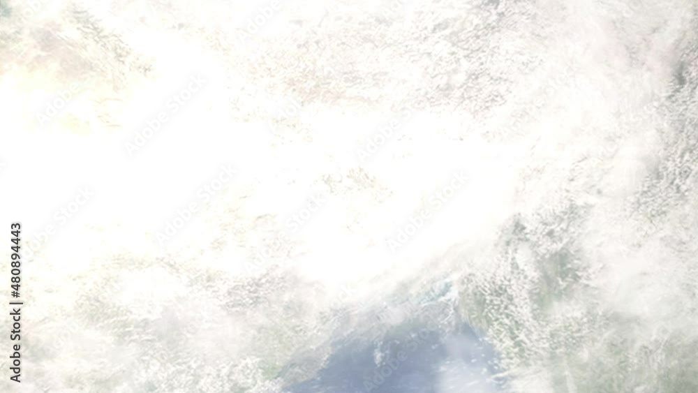 Zoom in from space and focus on India, Katihar. 3D Animation. Background for travel intro. Elements of this image furnished by NASA Zoom in from space and focus on India, Katihar. 3D Animation. Background for travel intro. Elements of this image furnished by NASA
