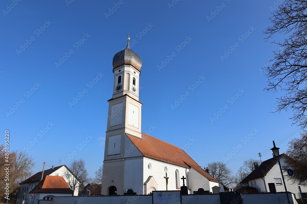 Kirche St. Magaret Mintraching Neufahrn Bayern