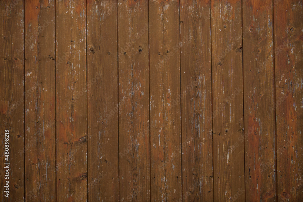 Naklejka premium Wood planks wall texture background.