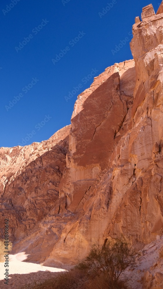 color canyon and white canyon from Sinai desert and mountains color canyon and white canyon from Sinai desert and mountains