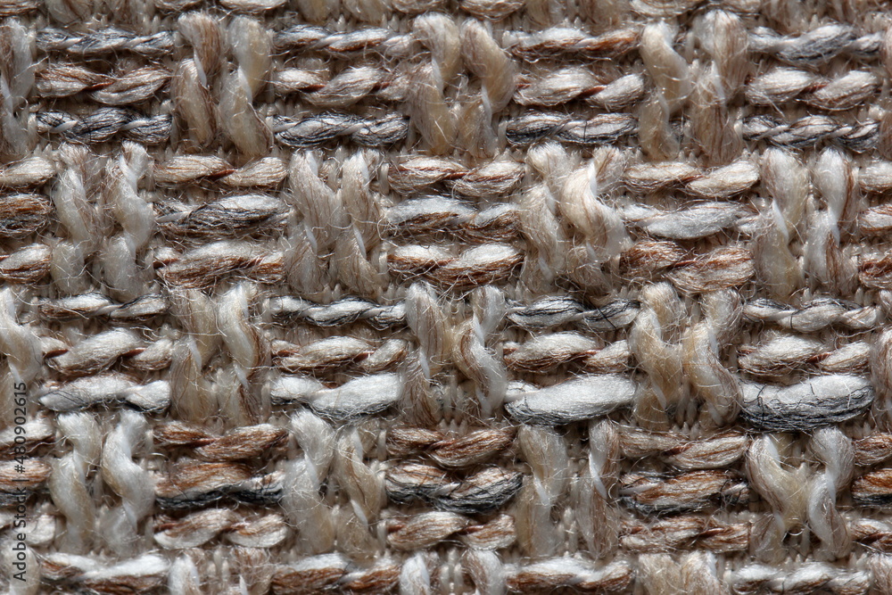 interlacing threads in jacquard fabric close-up interlacing threads in jacquard fabric close-up