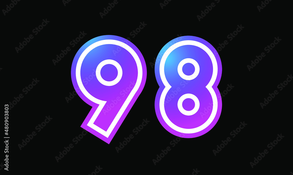 98 New Number Metaverse Color Purple Business 98 New Number Metaverse Color Purple Business