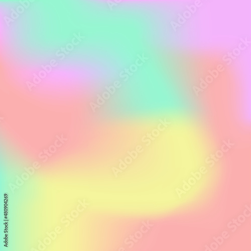 Blurred abstract gradient background for web, presentation, print. Blur image in yellow muted color, pastel light effect holographic, soft blurry business graphic design wallpaper cover modern pattern