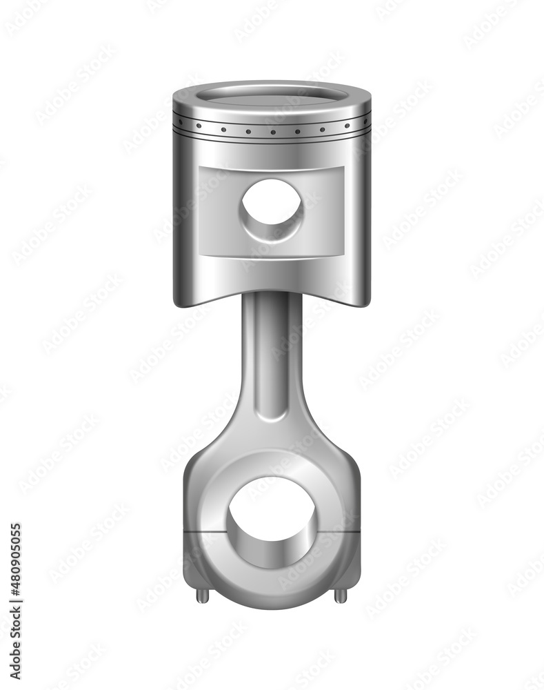 Realistic Engine Piston Realistic Engine Piston