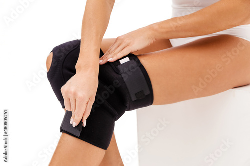 Quadro em tela Orthopedic support for the knee