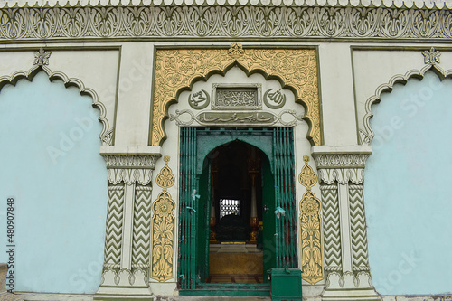 Entrance of Tomb of Shah Pir Mohammed at Teele Wali Masjid, Lucknow, Uttar Pradesh, India